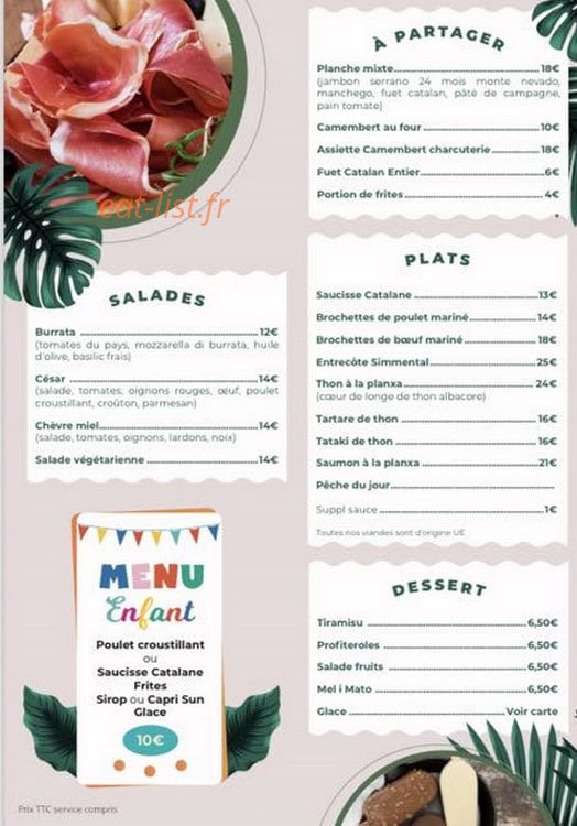 Le Spot — carte page 2