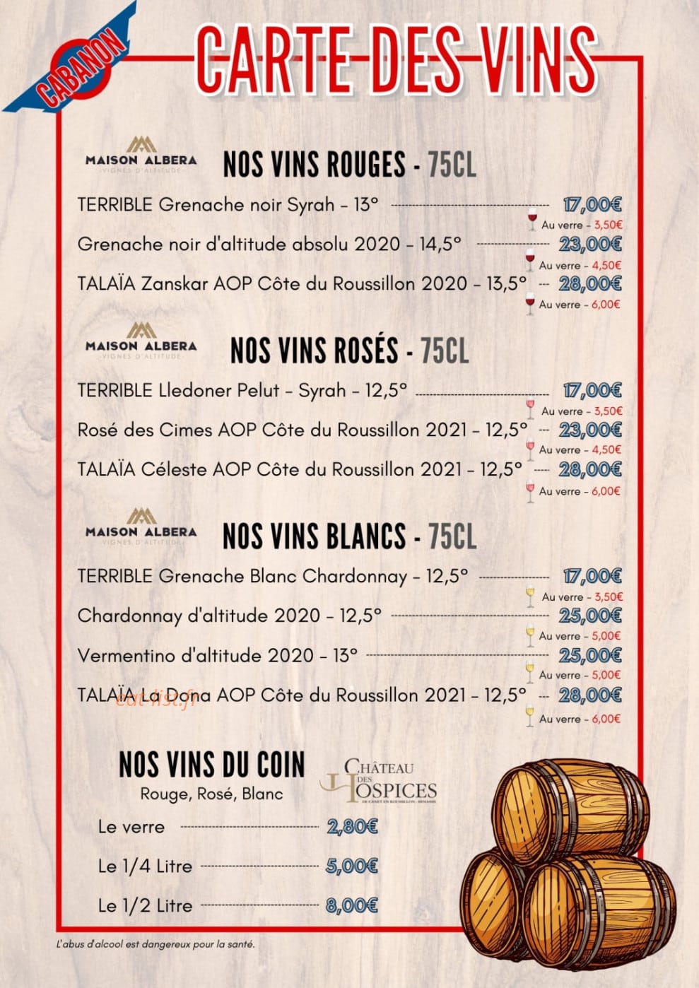 Ô Cabanon — carte page 4