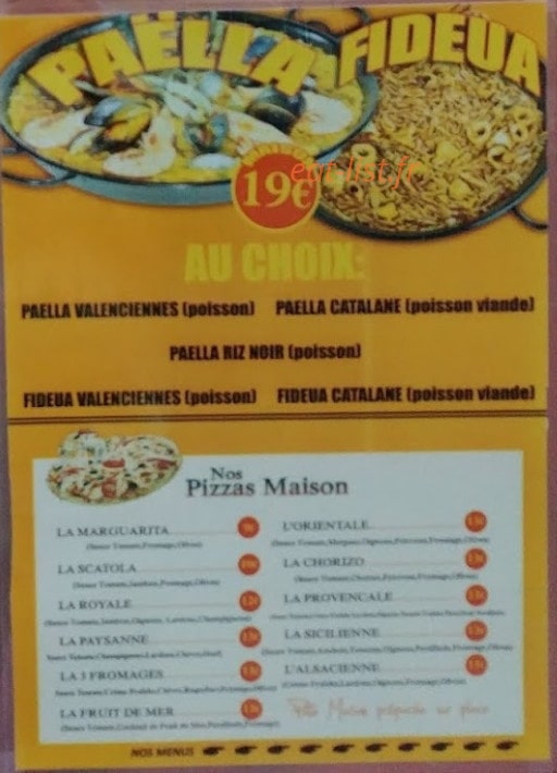 Sol y Mar — carte page 3