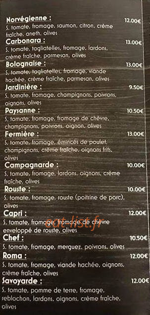 Pizz'Family — carte page 3