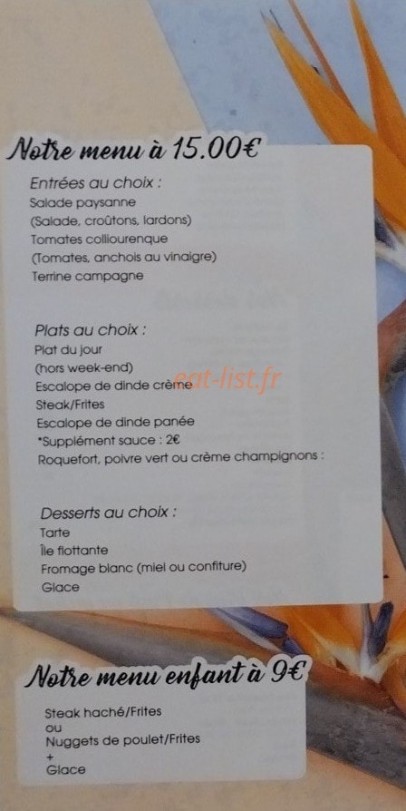 Chez Jimmy — carte page 4