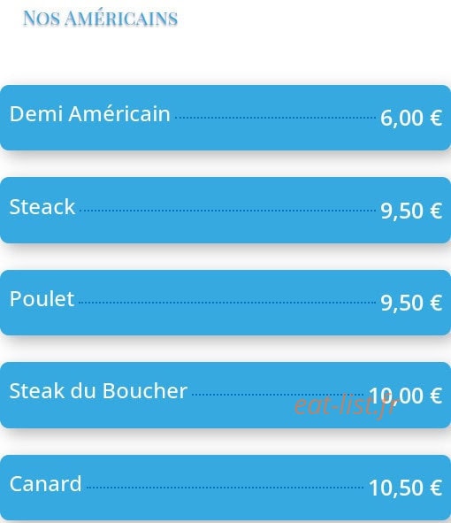 Central Bar — carte page 5