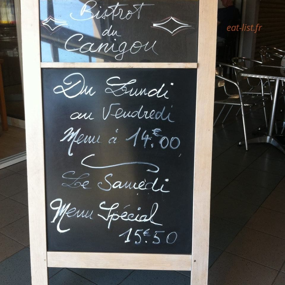 Le bistrot du canigou — carte page 5