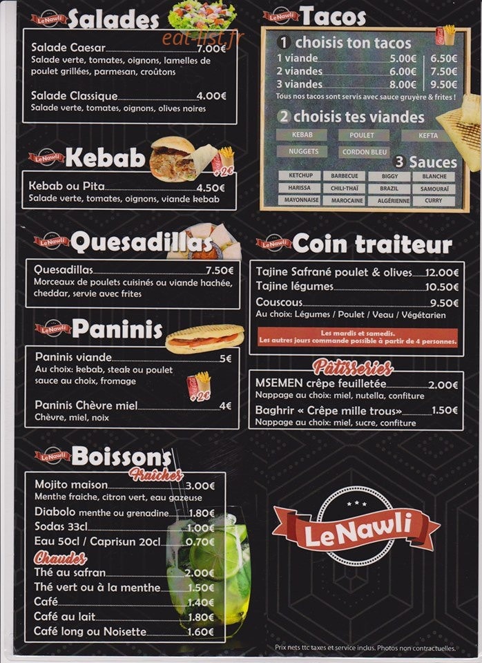 Le Nawli — carte page 1