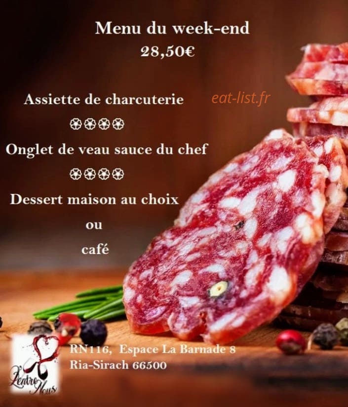 L'Entre Nous — carte page 4