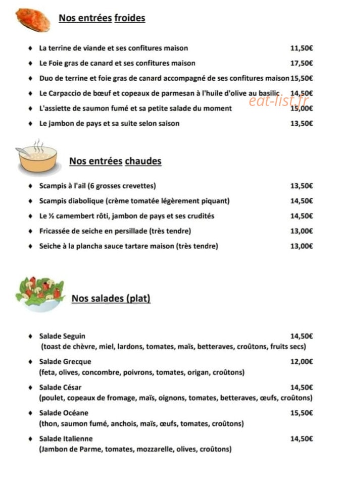 L'Entre Nous — carte page 1