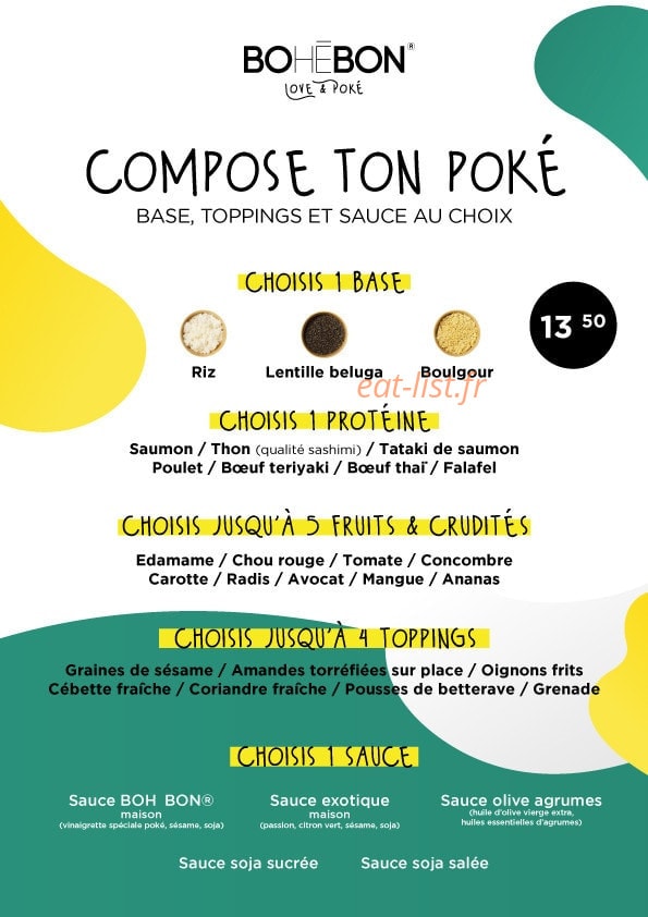 Bohēbon — carte page 2