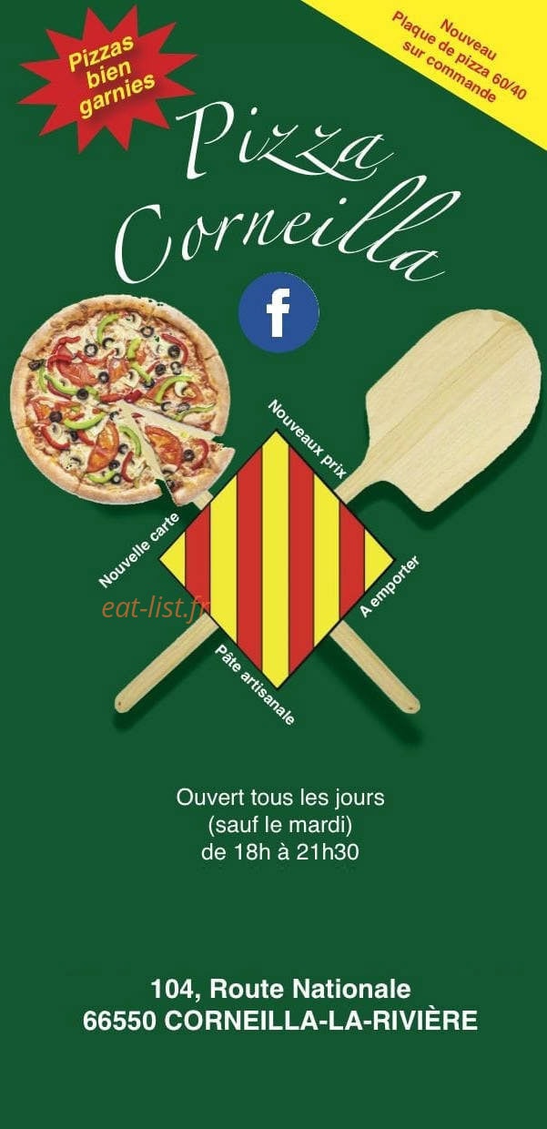 Pizza corneilla — carte page 1