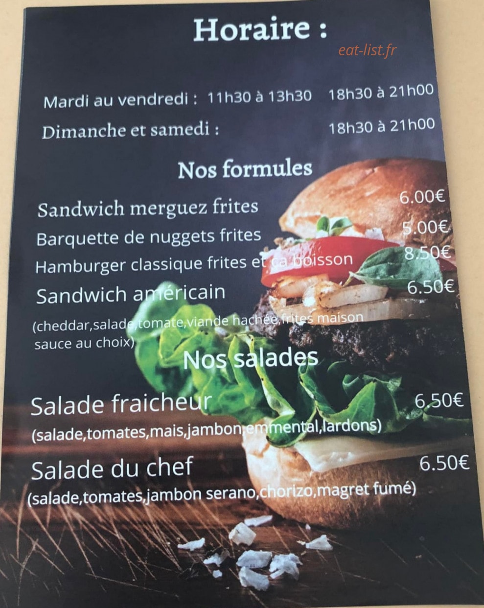 Au joyeux festin — carte page 4