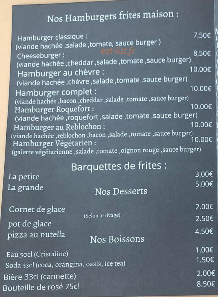 Au joyeux festin — carte page 2