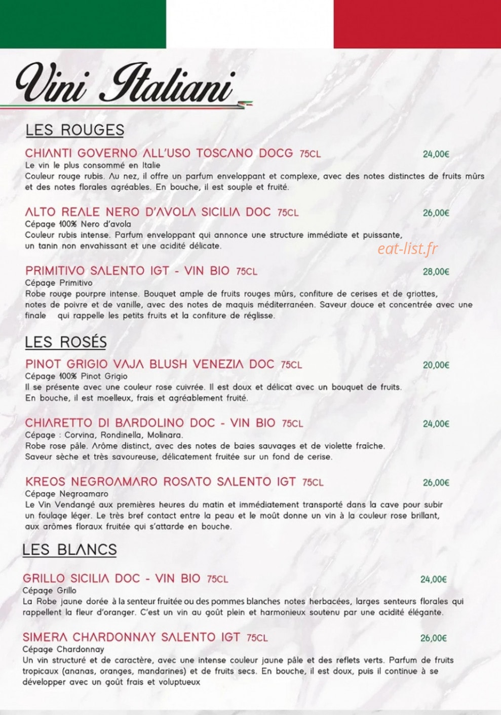 L'Amici — carte page 5