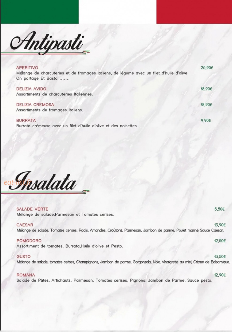L'Amici — carte page 7