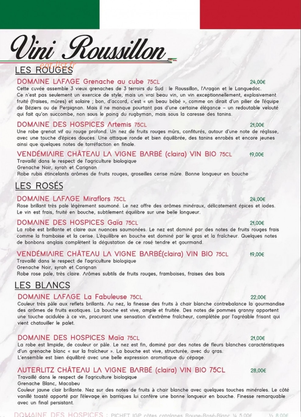 L'Amici — carte page 4