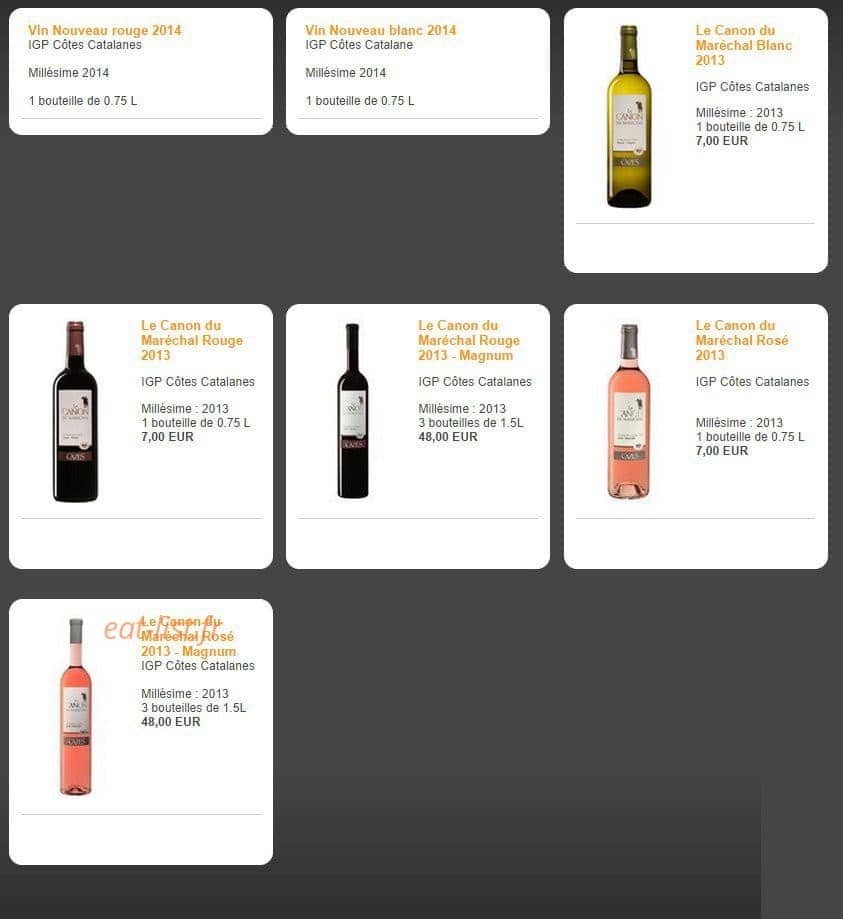 La Table d'Aimé — carte page 1