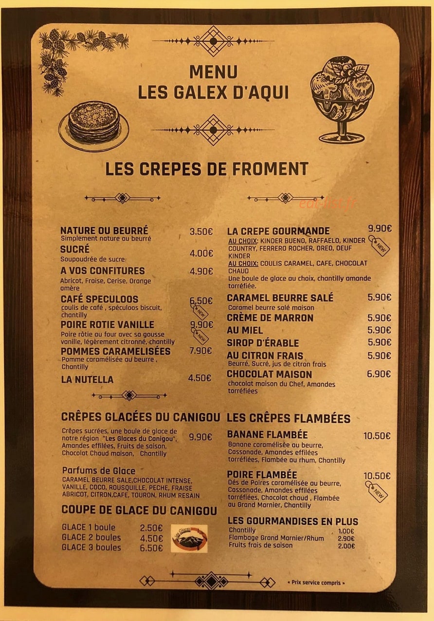 Les Galex D’aqui — carte page 2