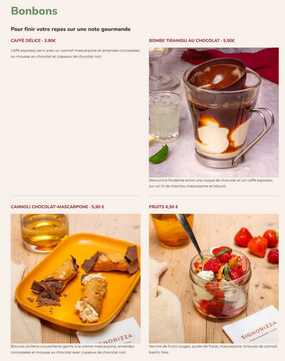 Signorizza — carte page 10