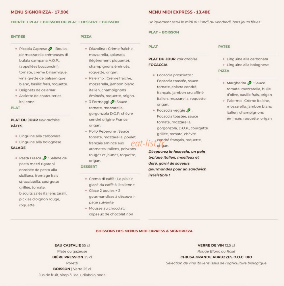 Signorizza — carte page 15