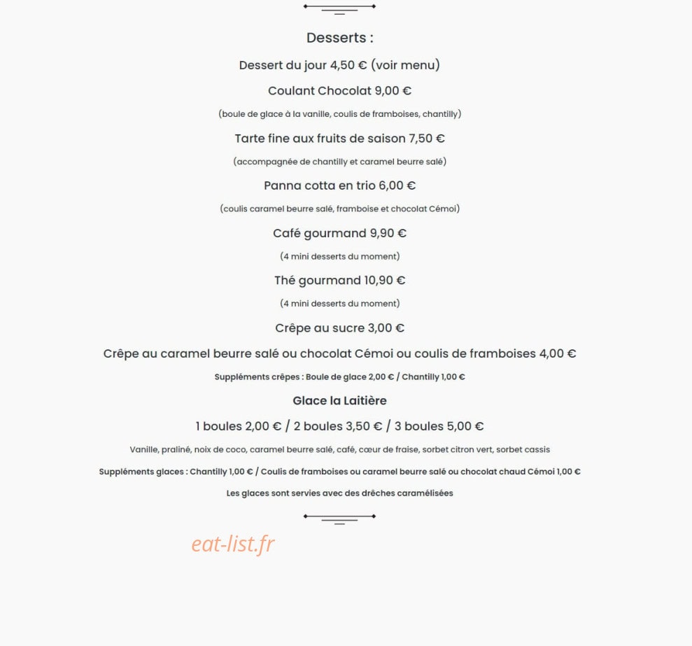 XOT brewpub — carte page 3