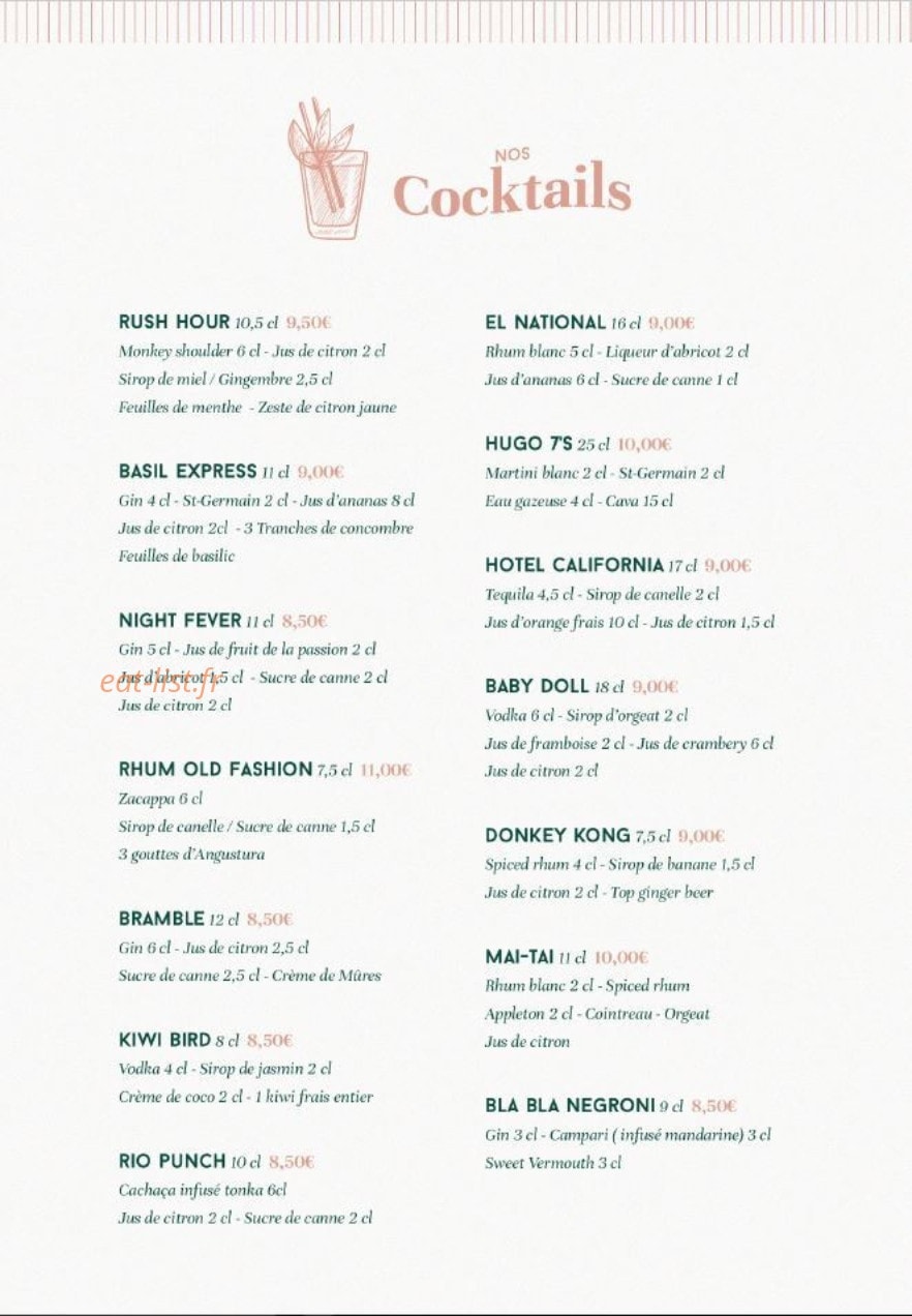 Bla Bla — carte page 4
