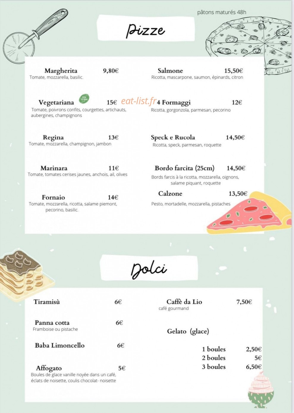 Da Lio — carte page 2