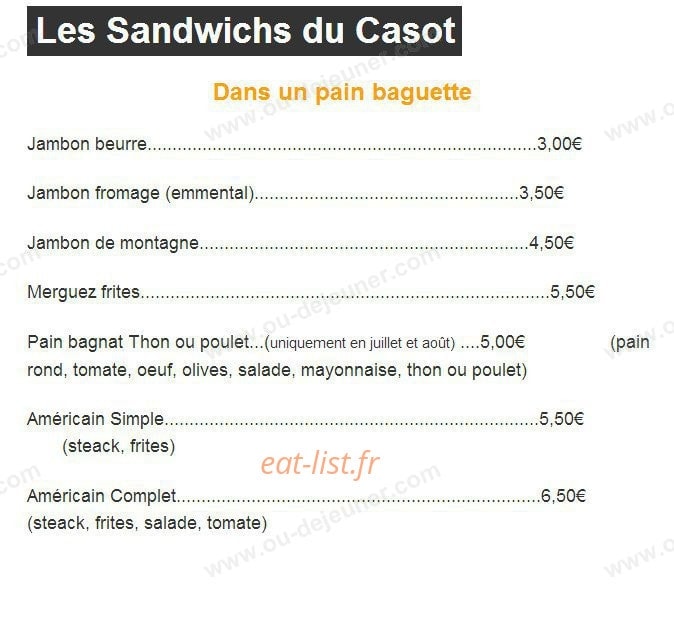 El Casot — carte page 4