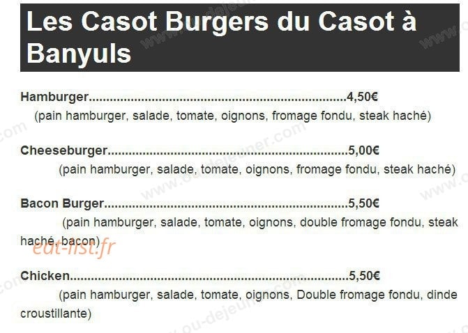 El Casot — carte page 5