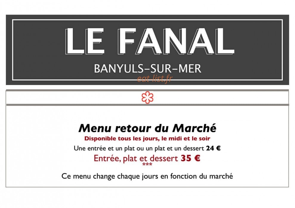 Le Fanal — carte page 1
