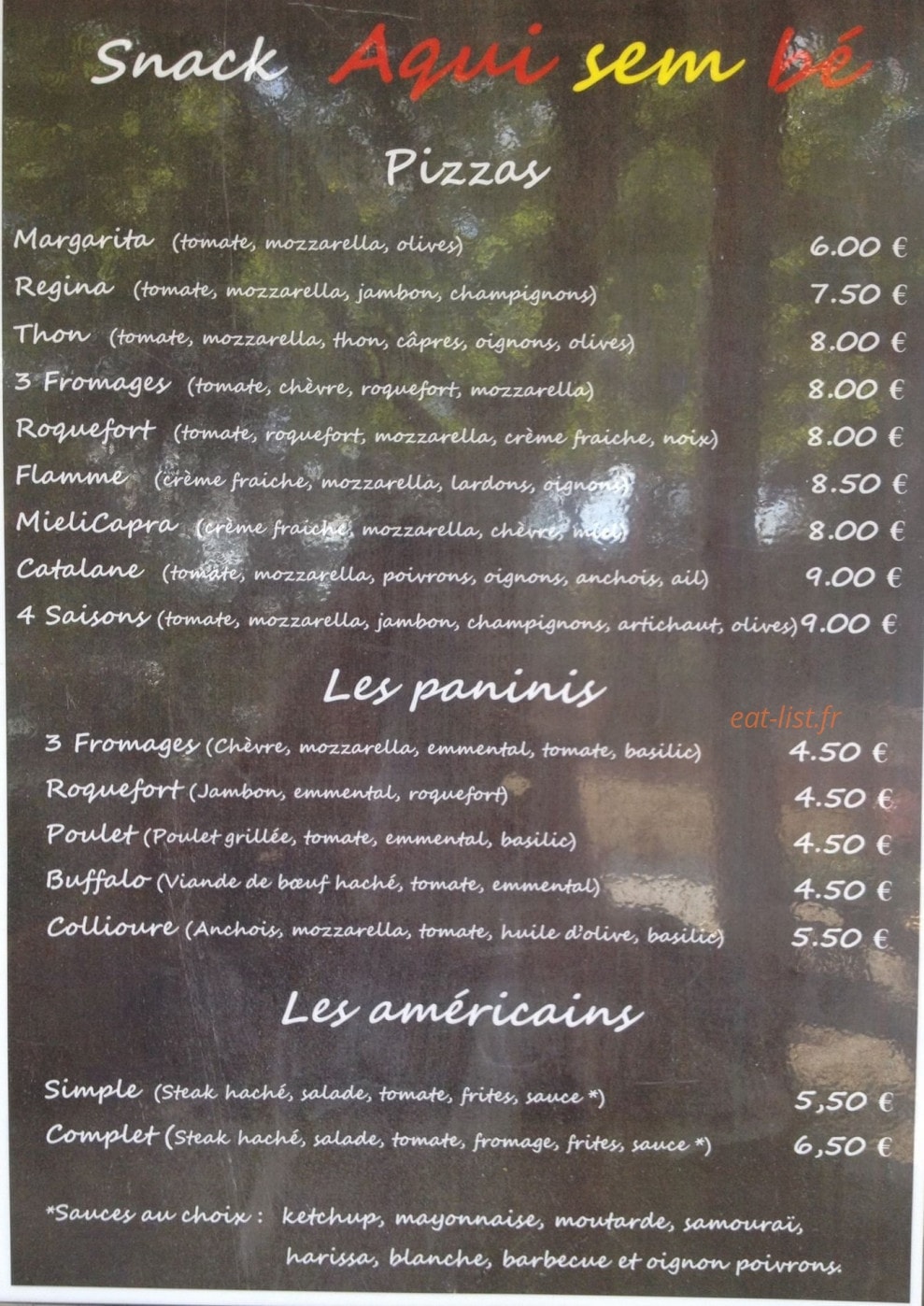 Snack Aquí sem bé — carte page 2