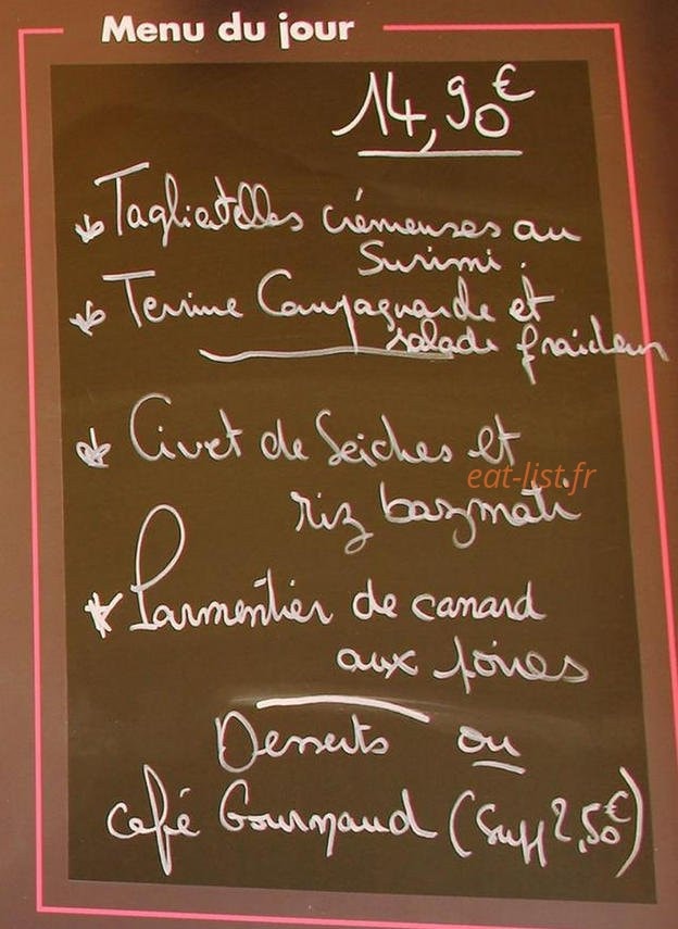 Le Quai — carte page 3