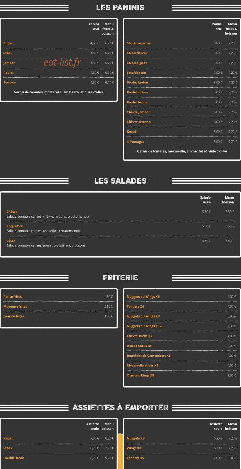 Chez Loupetis — carte page 10