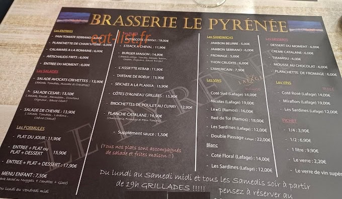 Le Pyrenée — carte page 1