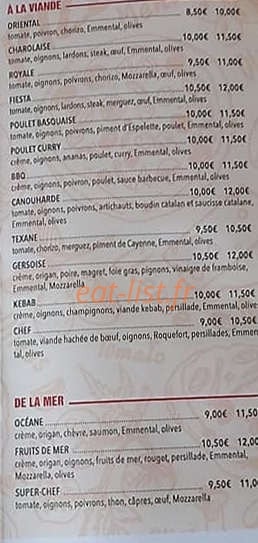 Pizza Lena — carte page 5