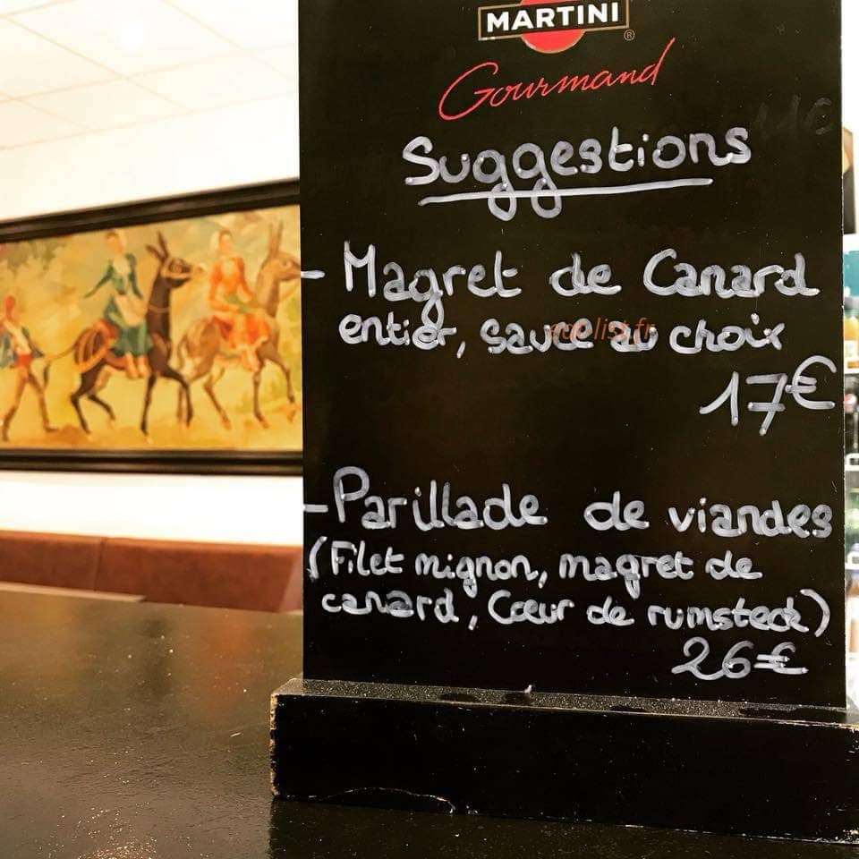 Le bar des Albères — carte page 1