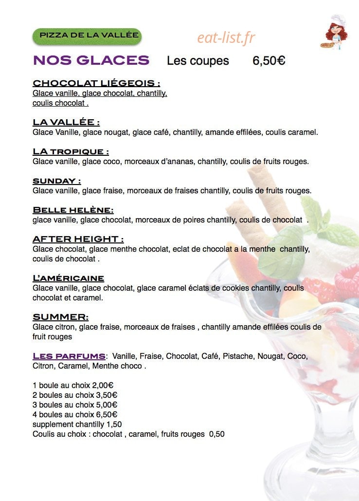 Pizza-de la vallée — carte page 5