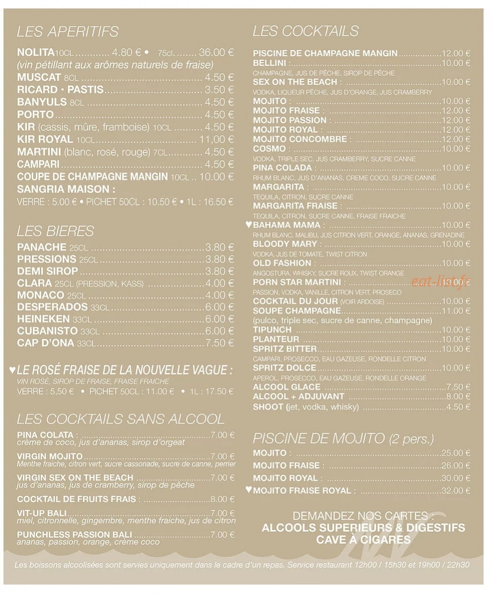 La nouvelle vague — carte page 8