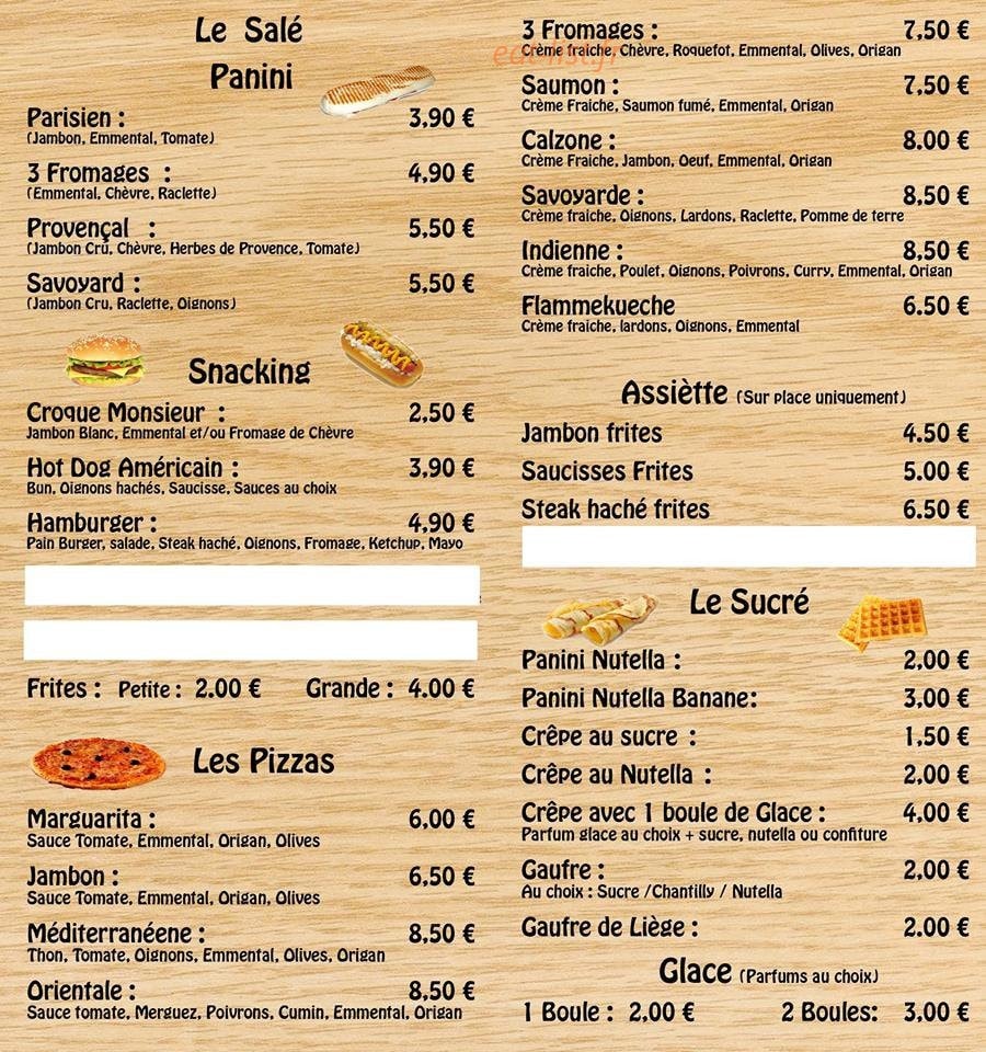 Argelès Cybercafé — carte page 2