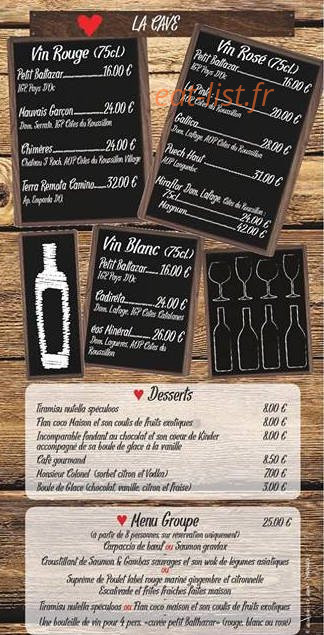 Carnavale cafe — carte page 3
