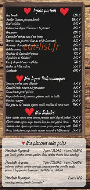 Carnavale cafe — carte page 1