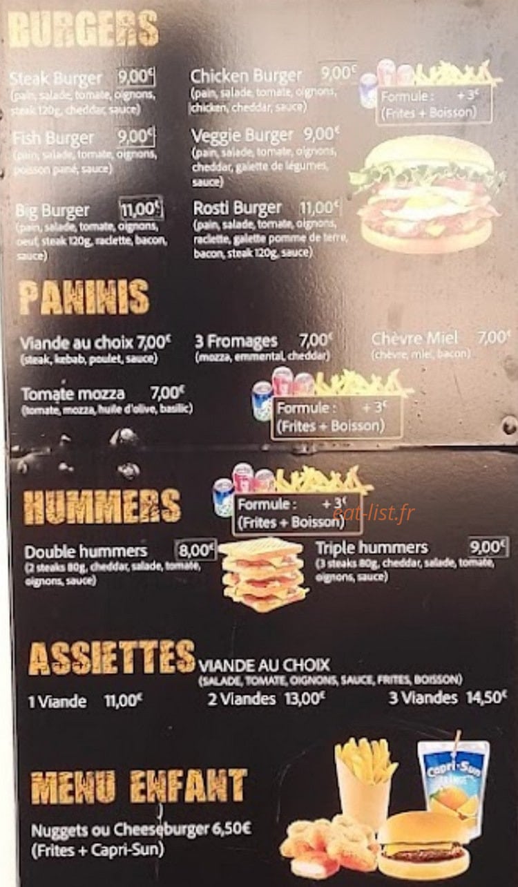 Chez Biggy — carte page 2