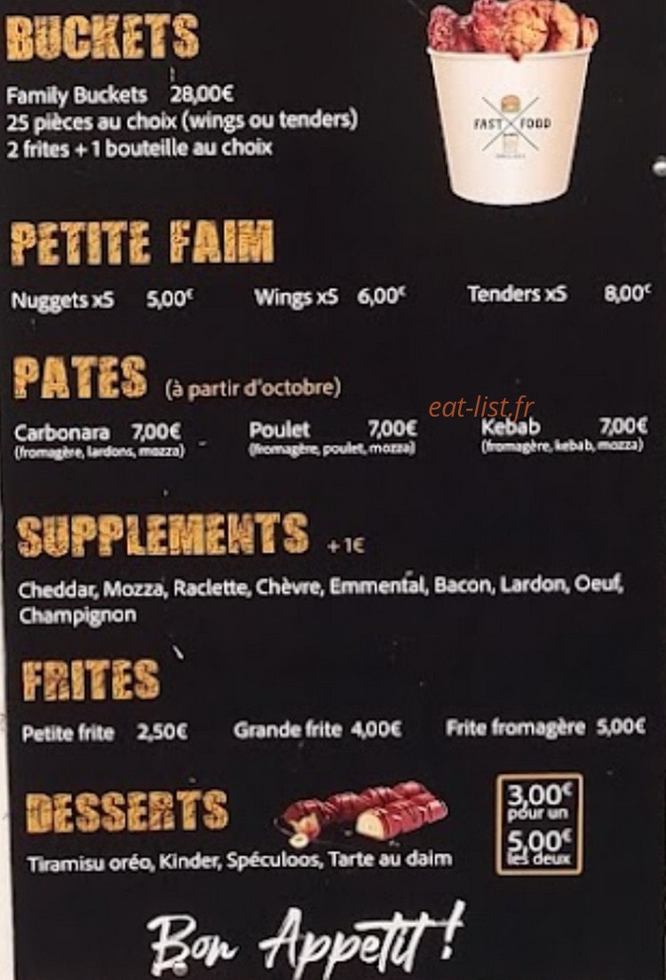 Chez Biggy — carte page 3