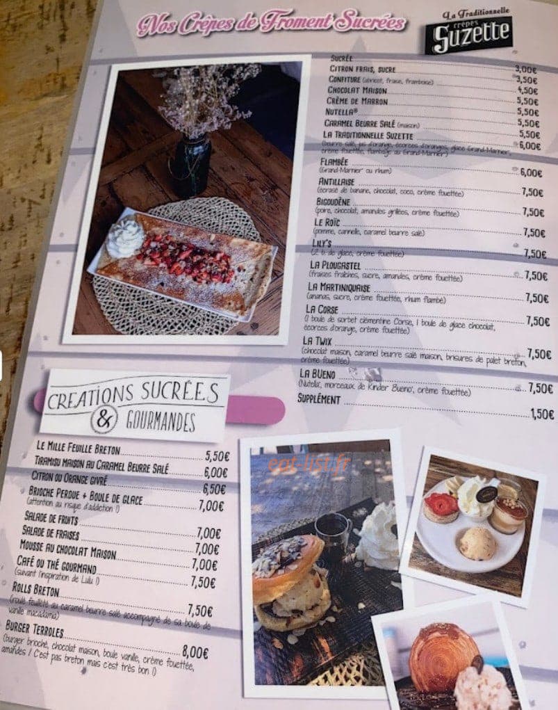Chez Marinette — carte page 1