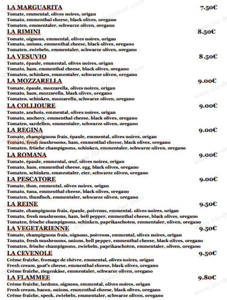El Coco Loco — carte page 1