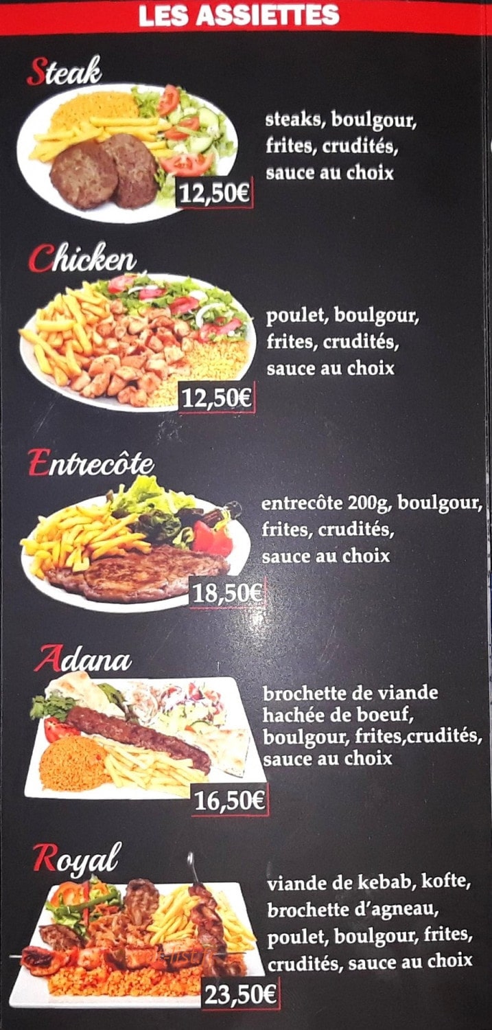 Istanbul Kebab — carte page 4