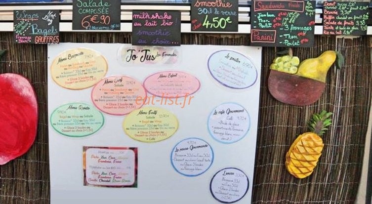 Jo'Jus — carte page 1
