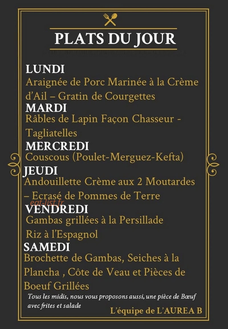 L'aurea b — carte page 1
