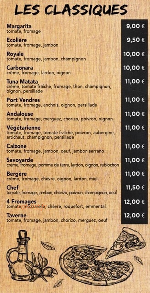 L'authentic Pizza — carte page 2