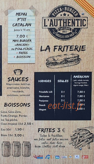 L’authentic — carte page 2