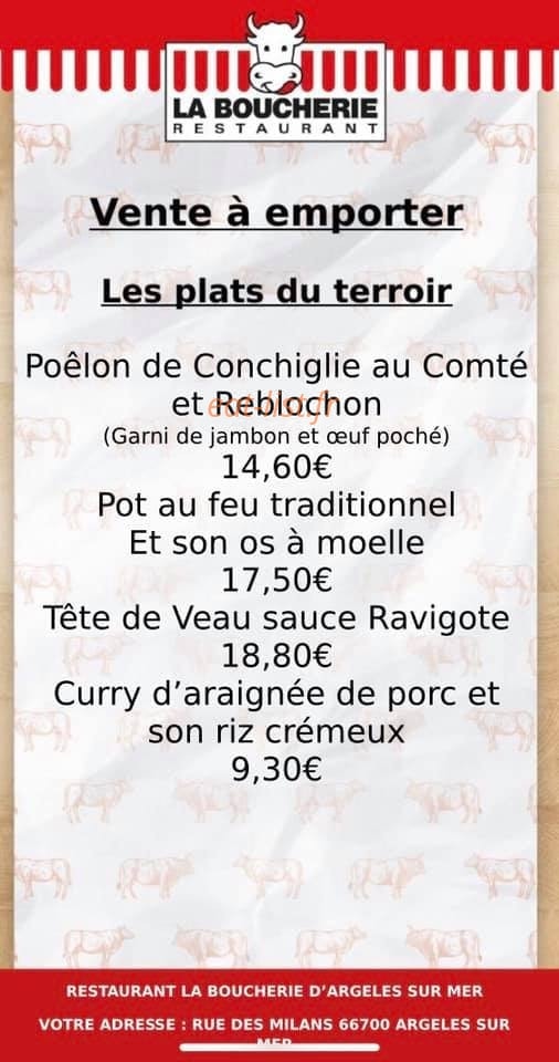 La Boucherie — carte page 2