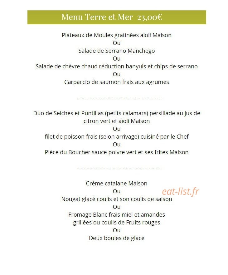 La Mariscada — carte page 3