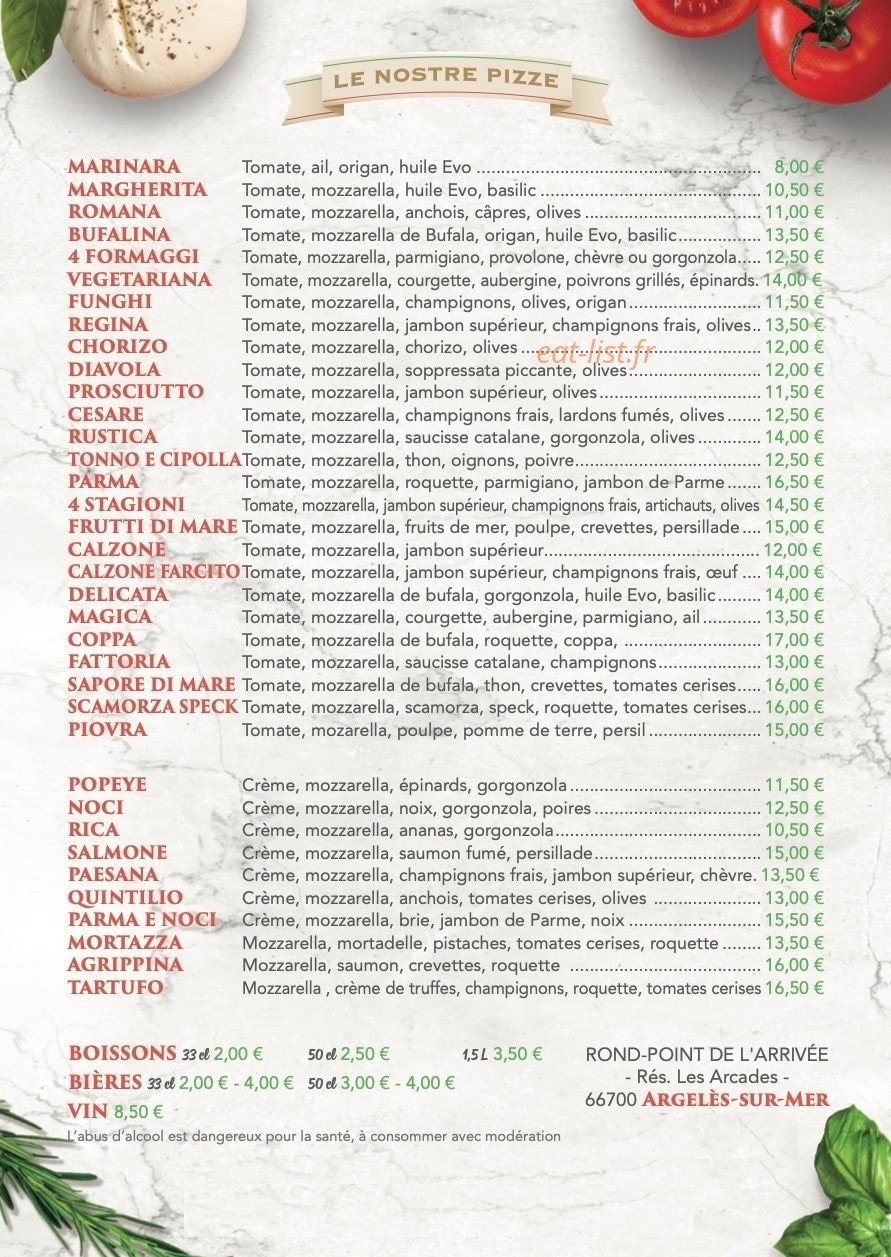 La Pizza Come a Roma — carte page 2
